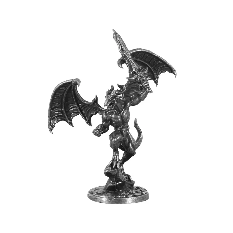 Dark Deep Little Soldier Seria Figurki akcji Elementy gry planszowej Wojskowe miniaturowe ozdoby Akcesoria Metalowa kreatywna figurka
