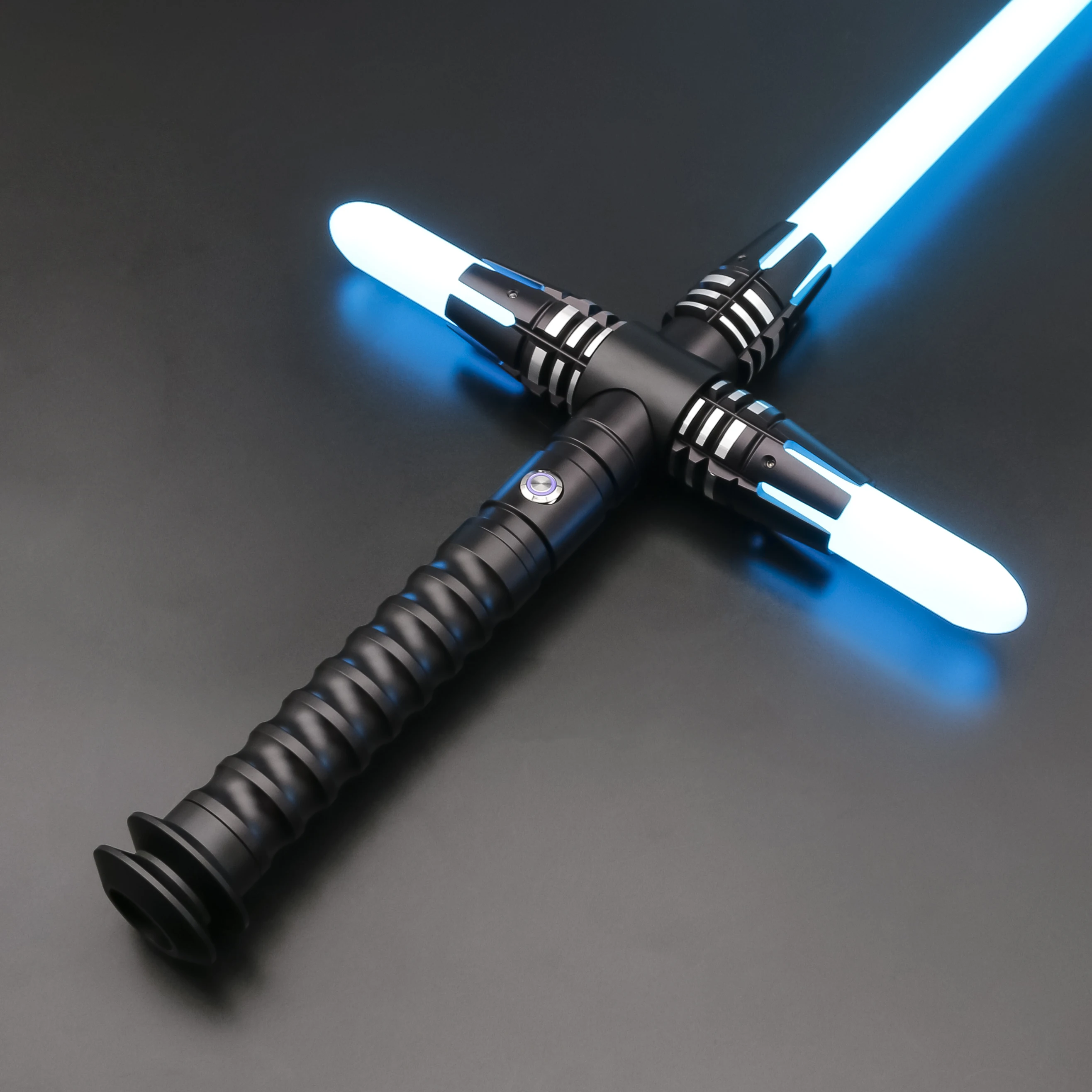 TXQ-Sable de luz C02 de Metal para niños, juguete de oscilación suave de 110CM, láser JEDI brillante, 12 colores, 16 sonidos, juguete de Cosplay,