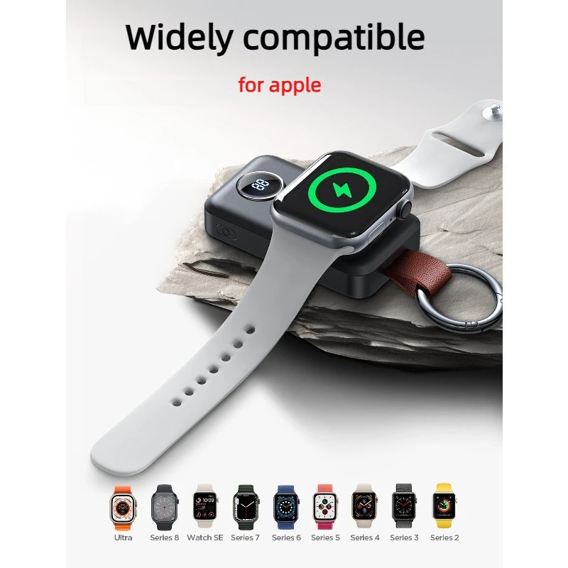 2000mAh Power Bank Portable Charger for Apple Watch Serie Travel Powerbank Wireless Keychain Charger Spare Battery for IPhone - view 3