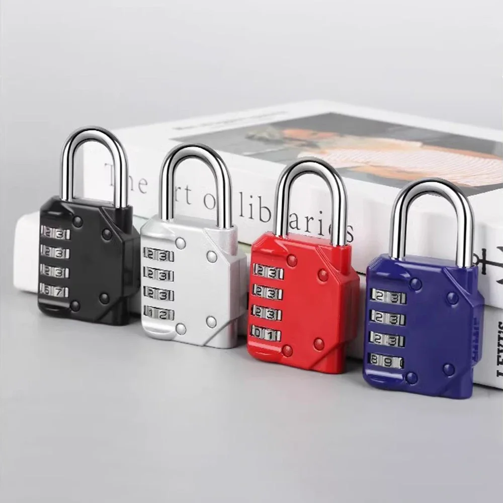 ORIA Combination Padlock Password Locks 4 Digit Waterproof Outdoor Lock For Door Suitcase Bag Package Cabinet Locker Window