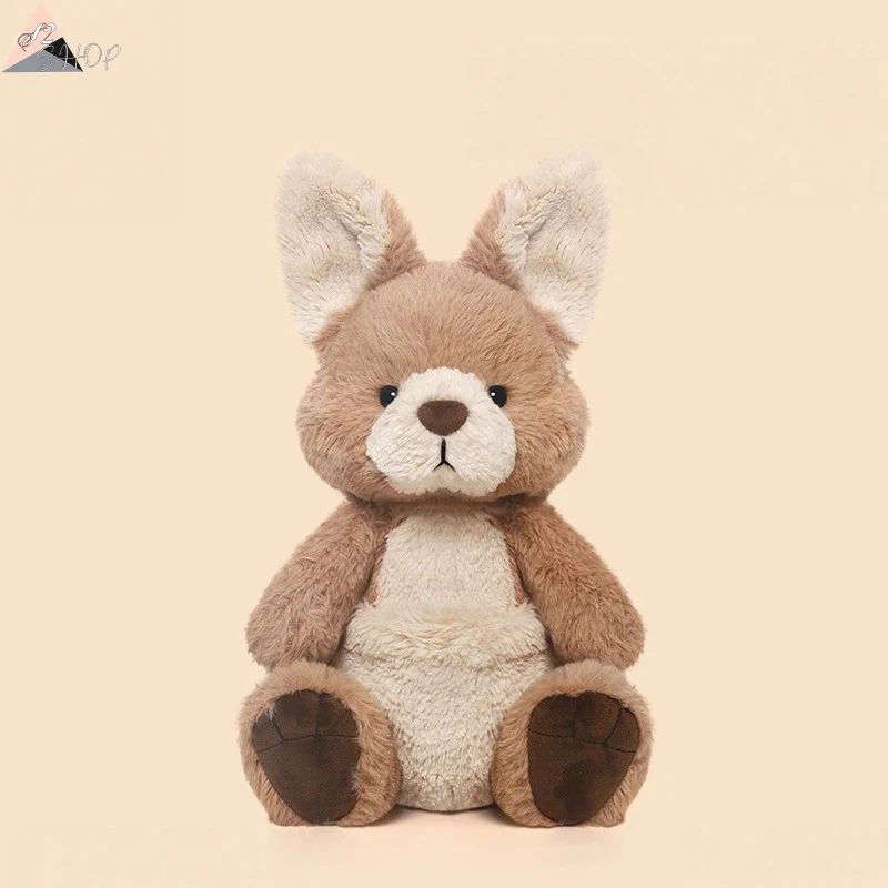 لعبة الكنغر صوفيا القابلة للعناق، وسادة حيوانات محشوة ناعمة للنوم، سرير محبوب، هدية للفتيات