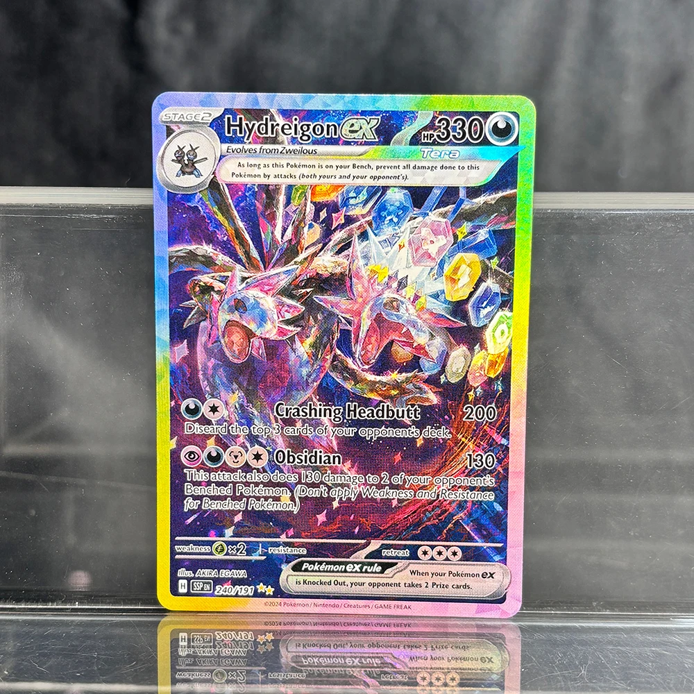 Folie PKM Einzelkarten Pikachu Charizard EX Bubble Mew Game Seltene Sammelkarten PTCG Rainbow Proxy Cards