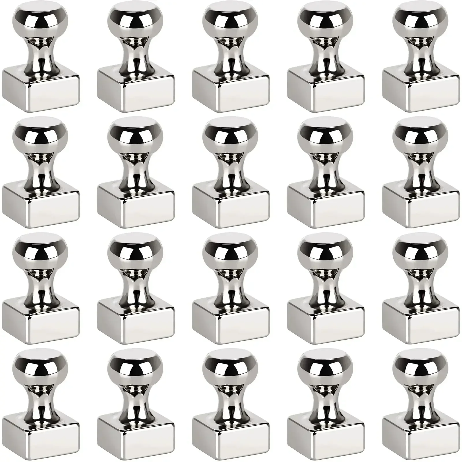 10-30 PC Refrigerator Magnets Fridge Magnets Small Magnets for Whiteboard Magnetic Push Pin for Fridge Whiteboard Office Kitchen