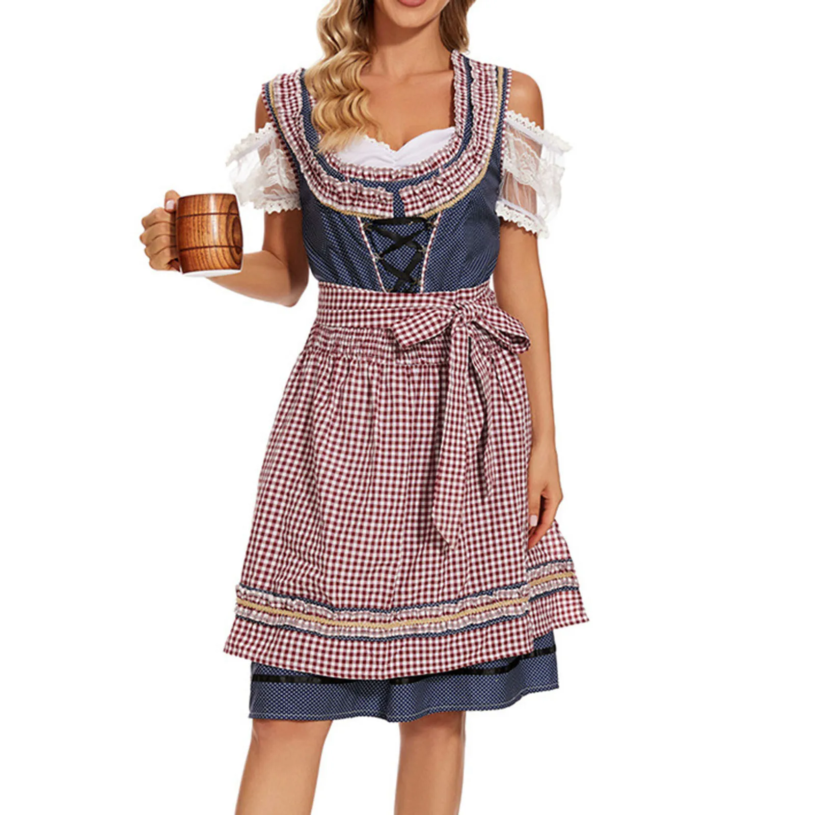 

Womens Traditional German Beer Girl Costume Sexy Oktoberfest Festival Carnival Party Fancy Dress The Munich Oktoberfest Clothing