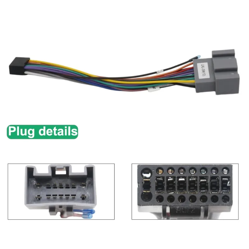For Buick Excelle 2015 Base Model Power Wiring Harness Adapter Cable for Android Car Radio Head Unit