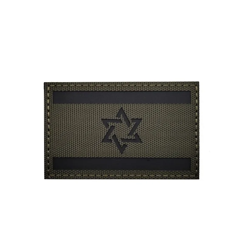 Israeli National Flag Patches Embroideried Military Uniform Tactical Embroidery Badge Israel Patches