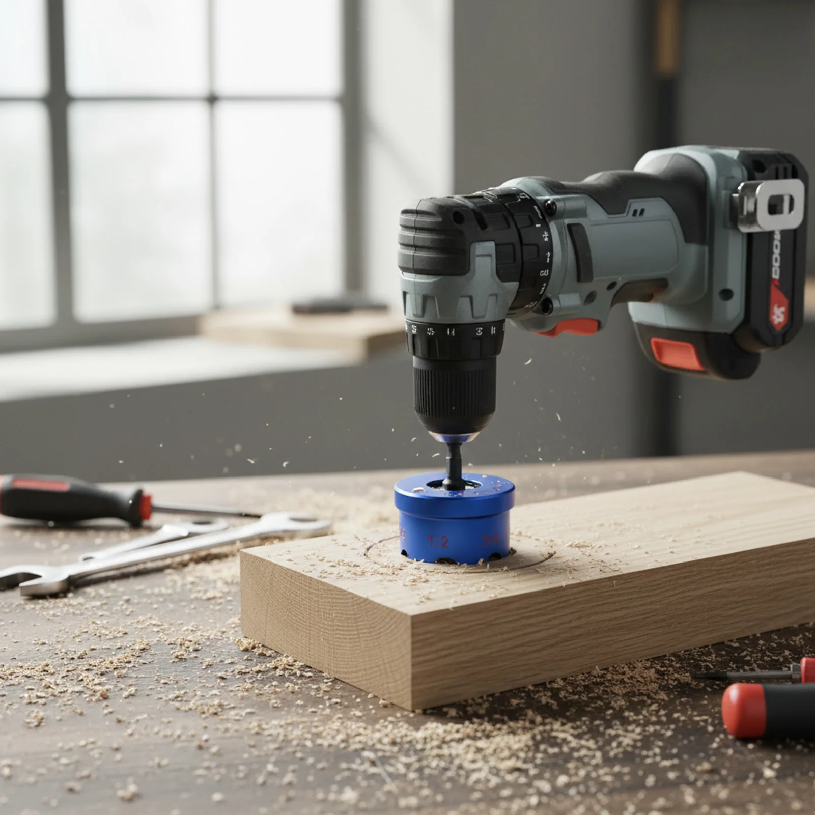 

Многофункциональное сверло-головка для гаек из прочной легированной стали для электродрели, быстросъемный инструмент