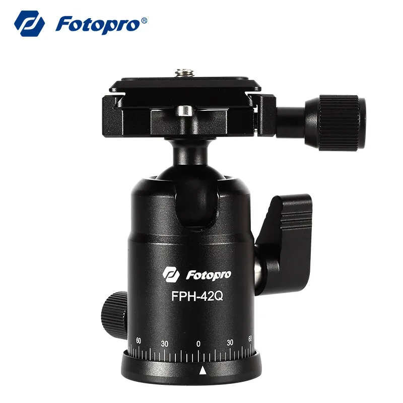 

Fotopro FPH42Q Ball Head for DSLR Cameras with 360° Panoramic Scale and Vertical Shooting Tripod Accessory