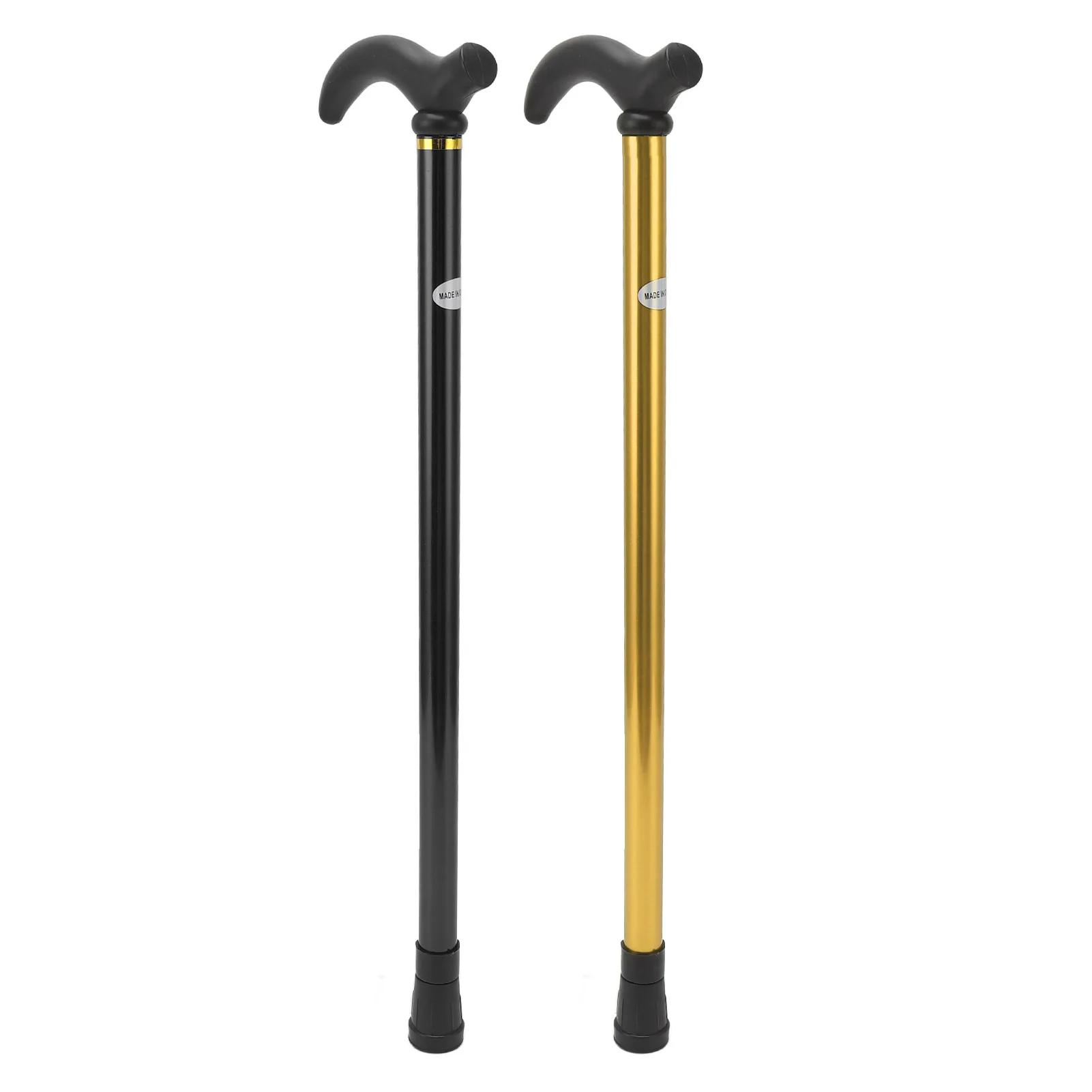 عصا مشي قابلة للتعديل بمقبض مريح ، قاعدة مطاطية ، سبائك الألومنيوم ، تعديل 6 أوضاع لكبار السن #3