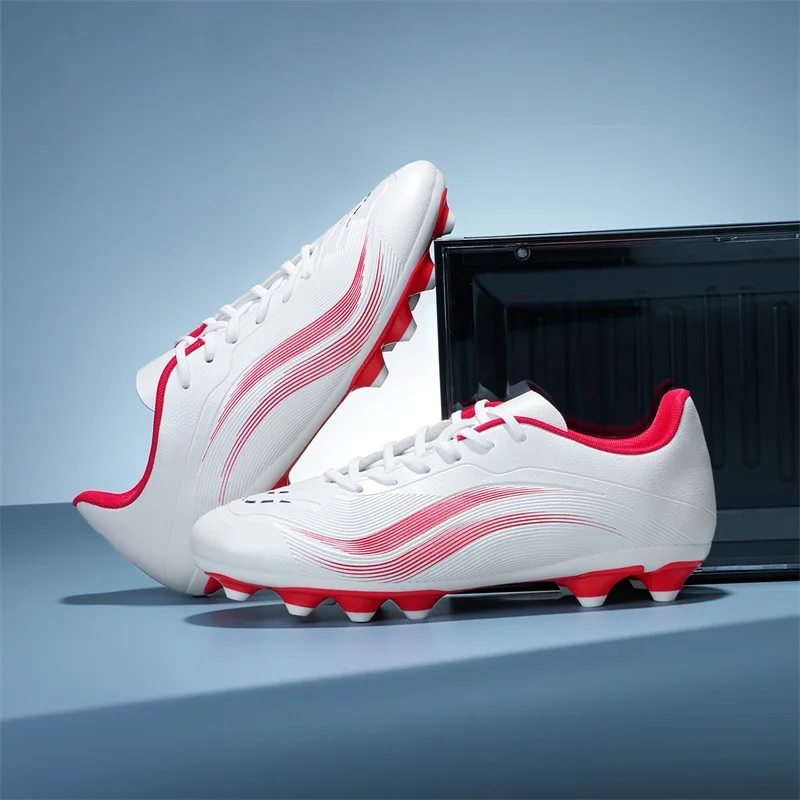 TF/AG الرجال المجتمع المرابط أحذية كرة القدم التدريب السريع أحذية كرة القدم العشب عدم الانزلاق ملعب كرة القدم الأحذية داخلي في الهواء الطلق حذاء رياضة