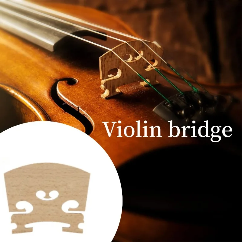 Violin Bridge, Maple, Bridge Accessories and String Components, Musical Instrument Accessories, Full Size, Bridge Components