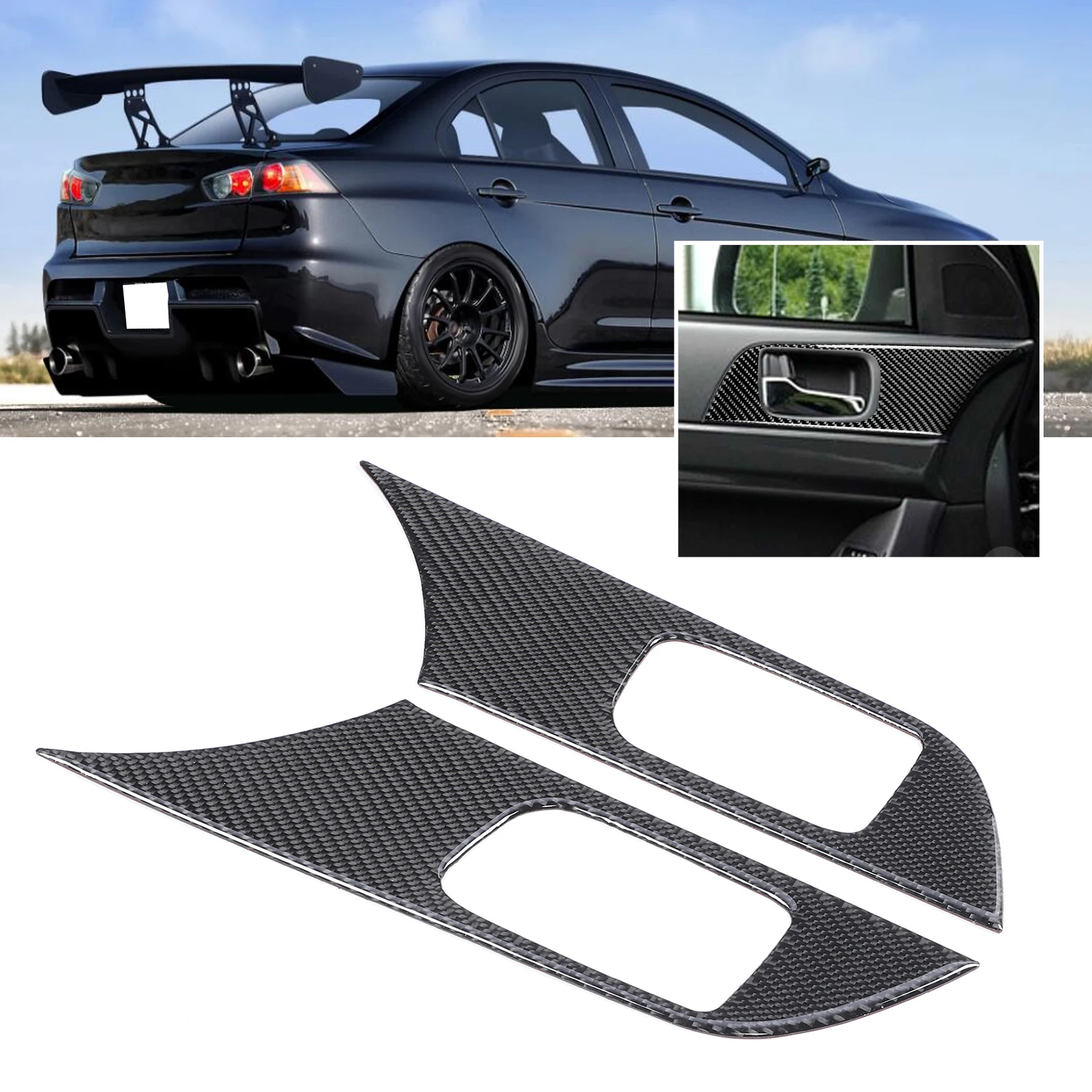 garniture-interieure-de-panneau-de-poignee-de-porte-interieure-en-fiber-de-carbone-2-pieces-adaptee-a-mitsubishi-lancer-2008-–-2016