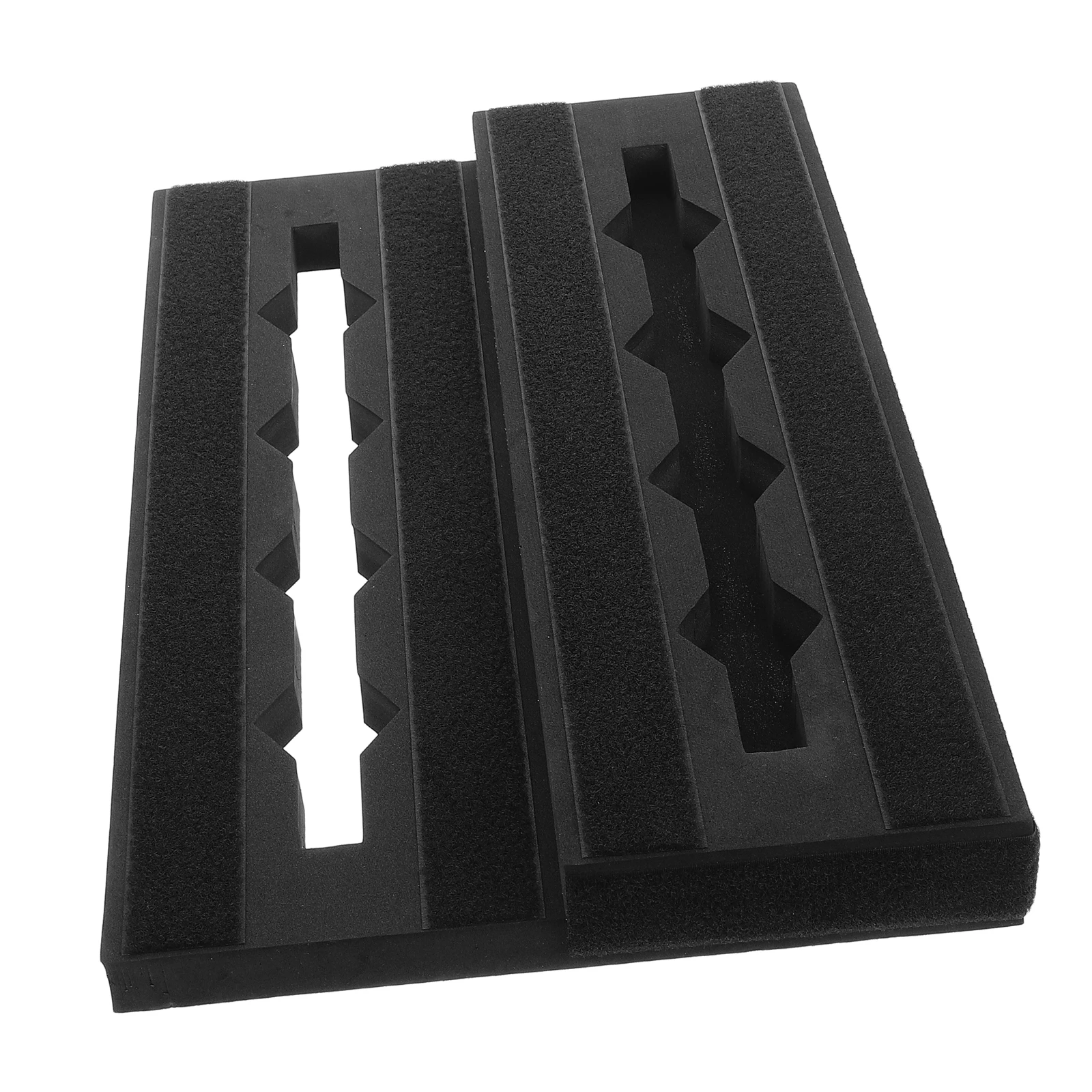 

Ultralightweight Guitar Effect Pedal Board Eva Material Single Track Design Portable Compact Pedalboard For Live Performance -