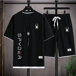 Summer Men's Sets 2024 Fashion Tracksuit Short Sleeve T Shirts+Sport Shorts Suit Men Casual Men Clothing men sets Suit