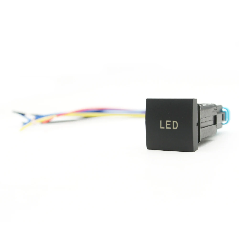 1PC Car LED Light Key Switch Power On Off Button For VW Golf 6 MK6 Jetta MK5 Scirocco Accessories