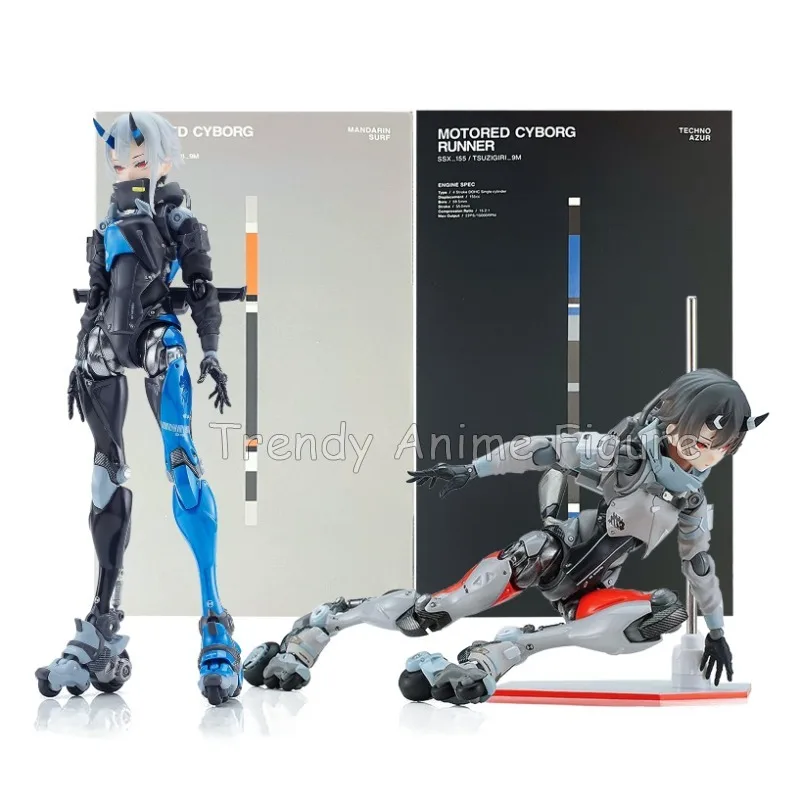 Figura de acción Sentinel motoried CYBORG RUNNER TECHNO AZUR, figura de SURF mandarín, PVC Sv, modelo de colección de acción, juguete, regalos para niños