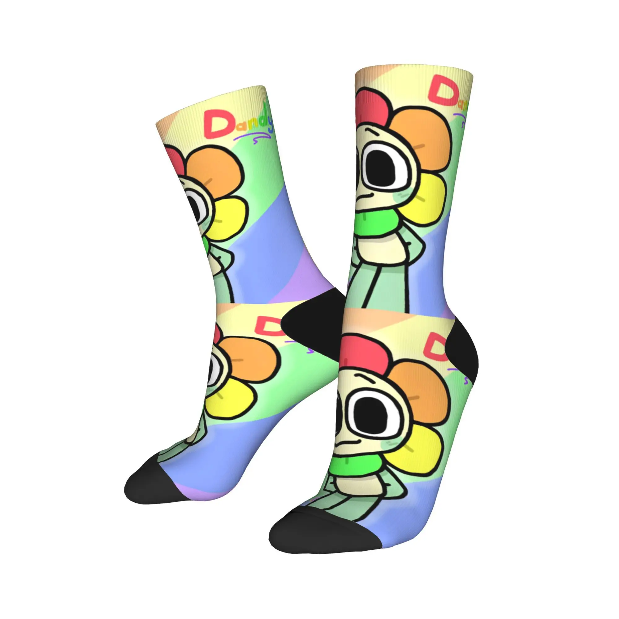 

Носки Dandys World, мужские и женские полиэстеровые модные игровые милые носки с героями мультфильмов, весна-лето, осень-зима, средние носки-трубы, подарок
