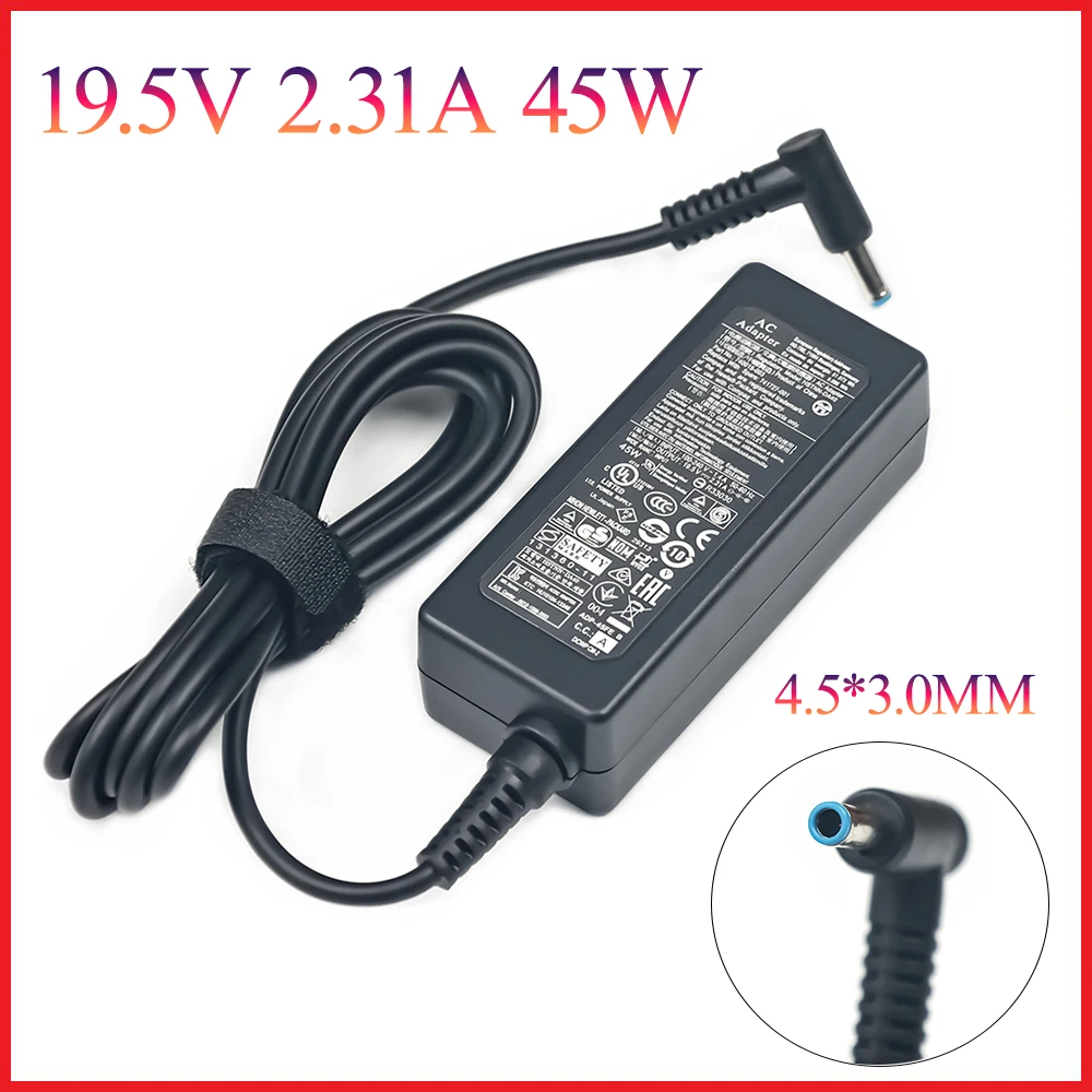 19.5V 2.31A 4.5*3.0mm 45W Laptop AC Power Adapter Charger For HP Stream X360 11 13 14 Searies 741727-001 740015-001 Tpn-Q155