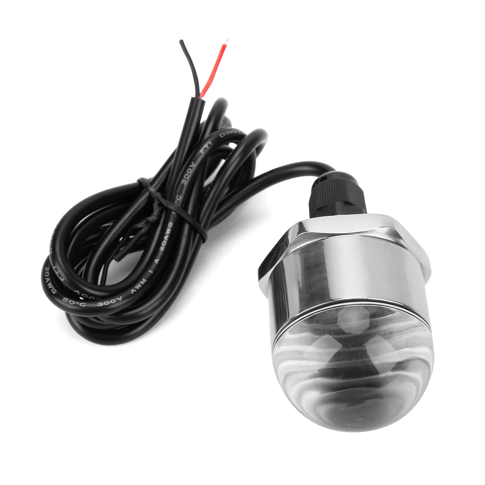 12V Blue 9LED Underwater Drain Plug Light OEM Replacement 1200lm 1/2in NPT Thread Lamp for Marine Boat Yacht