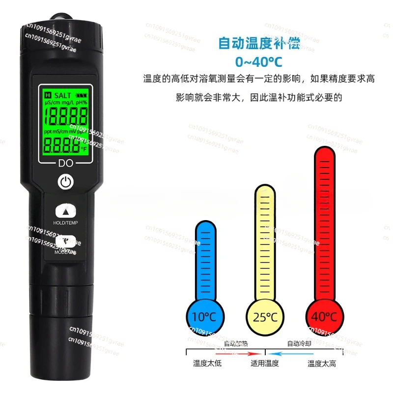 Portable Dissolved Oxygen Instrument High Precision Aquaculture Dissolved Oxygen Analysis and Testing Instrument