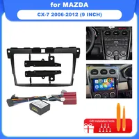 For 2006-2012 MAZDA CX-7 (9INCH) Car Radio Fascias Android MP5 GPS Player Panel Frame 2 Din Head Unit Stereo Dash Board Cover Tr
