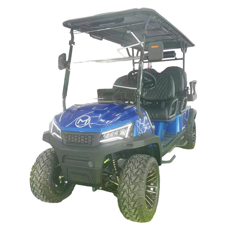 2025 New High Quality Golf Car 60V 72V Lithium Battery Four-Wheeler Vehicle Street Legal 2/4/6 Seats Electric Golf Cart