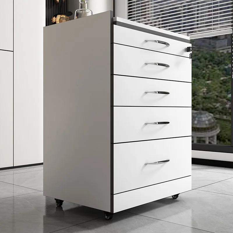 Dental Mobile Side Cabinet Beauty Salon Wooden Cabinet Implant Storage Dental Medical Hospital Clinic Periodontal Cart