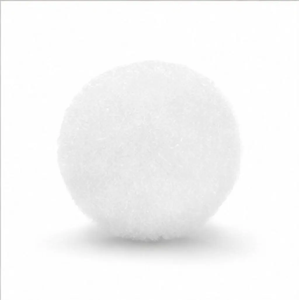 200Pcs White Polypropylene Pom Poms 12Mm Elastic Soft Small Craft Balls for DIY Home Decor Christmas Party Supplies School
