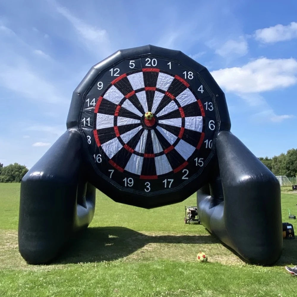 

Hot Sell Commercial Fun Giant Velcroes Football Aim Darts Inflatable Golf Darts Game for Sale