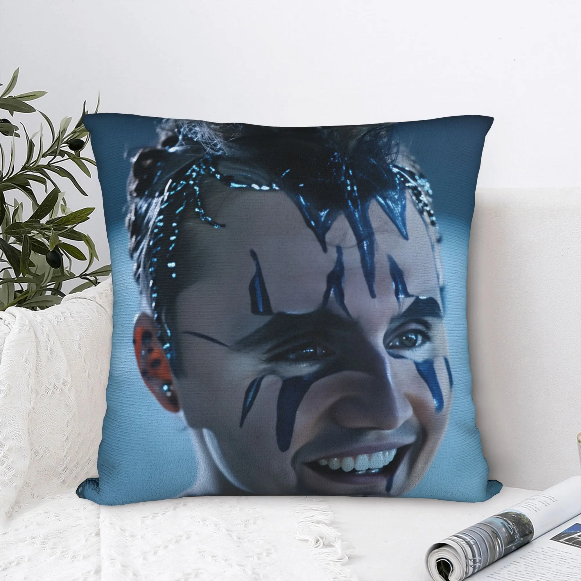 Pillow Cover Funy Charlie Kirk With His Face Painted  Novelty Pillow Case For Wedding Party Home Decor Pillowcases
