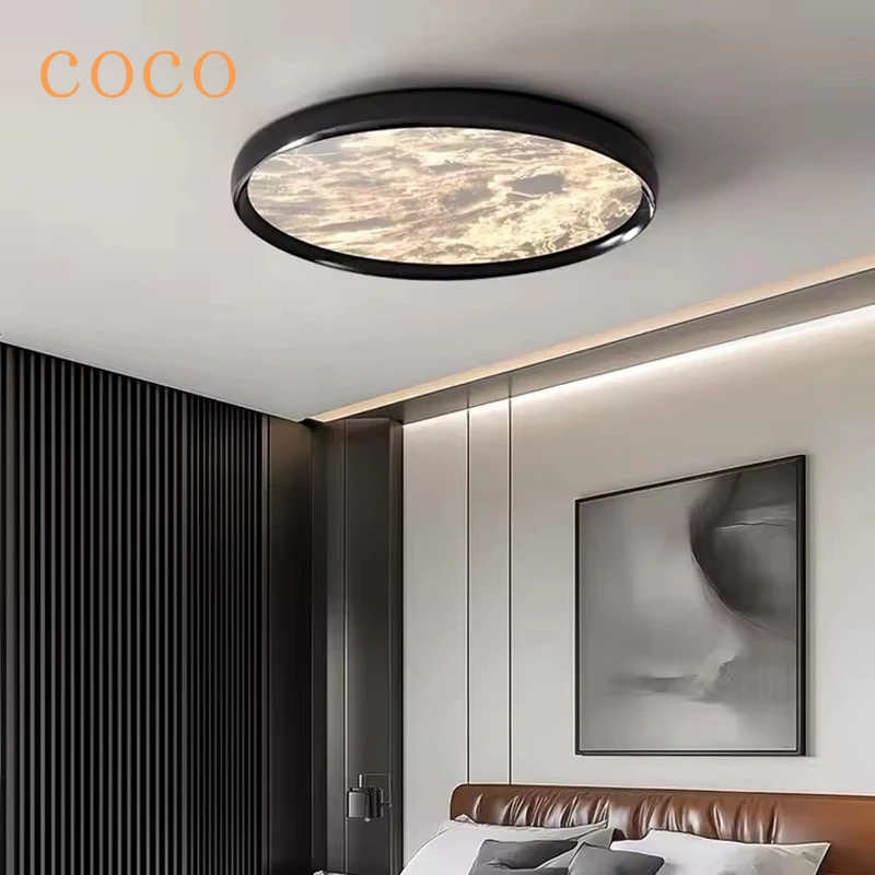 

Minimalist ultra-thin circular 3D cloud bedroom ceiling light LED modern living room dining room interior decoration lighting