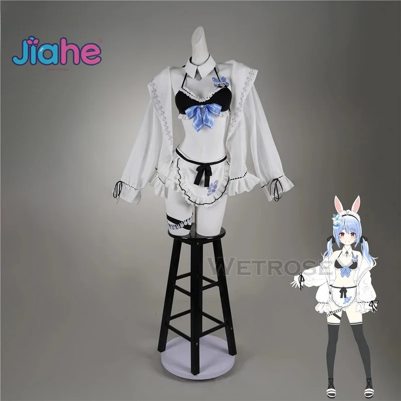 

Pekora Usada Cosplay Anime Hololive JP Vtuber Costume Summer Beach Bikini Halloween Party Women's Sexy Swimsuit outfit Uniform