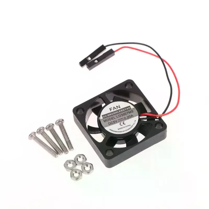 4Pcs Fan 3007 30x30x7mm Cooler Brushless Cooling 30MM 1.18in 3.3V 5V DC Quiet For Motor