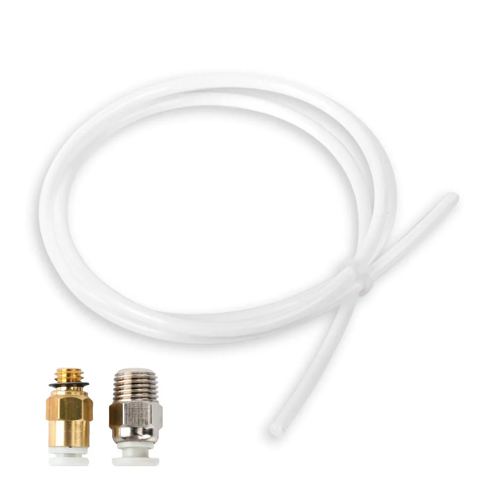 Creality Oryginalny biały zestaw rur PTFE 1m/2m z przegubem pneumatycznym D4×d2 do części drukarek 3D Ender-3 V2 Ender 5 Pro CR Series — zdjęcie 5