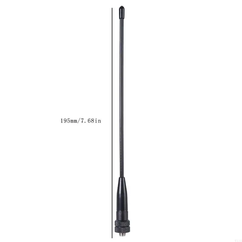 デュアルバンドアンテナメスSMA-F UHF VHF for Baofeng Radio for Kenwood Walkie Talk