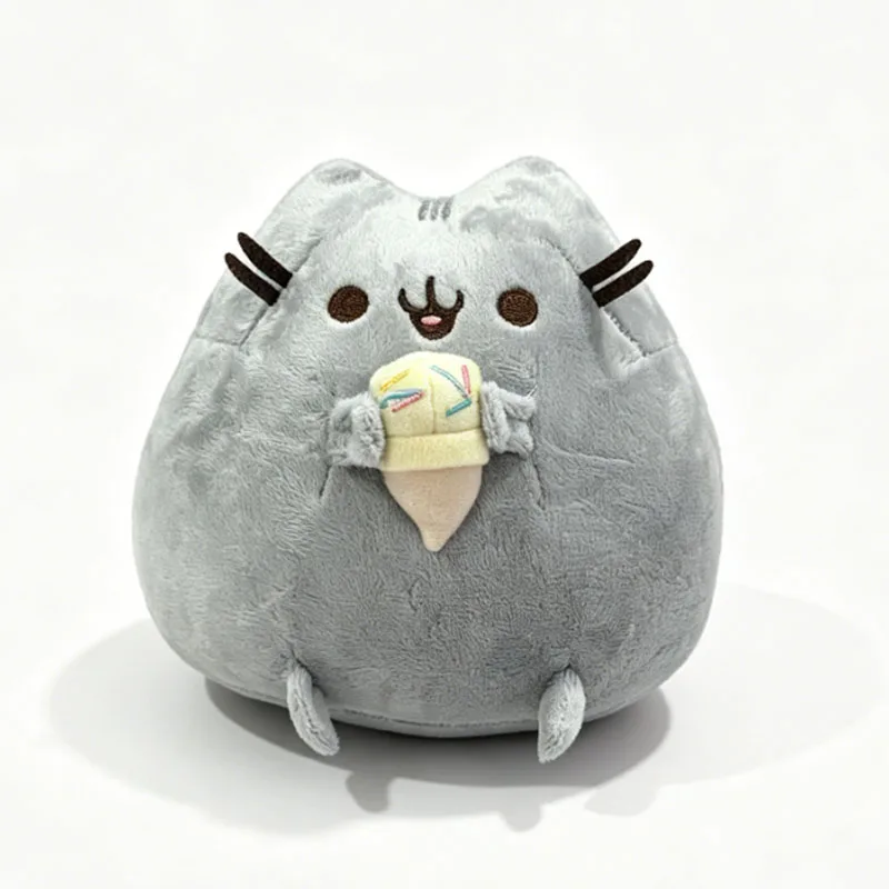 HOT 15CM Plüschtier Kawaii Engel-Katze Cartoon Plüsch-Stofftier Kartoffelchip-Eiscreme-Pizza-Katze Geschenke zum Geburtstag