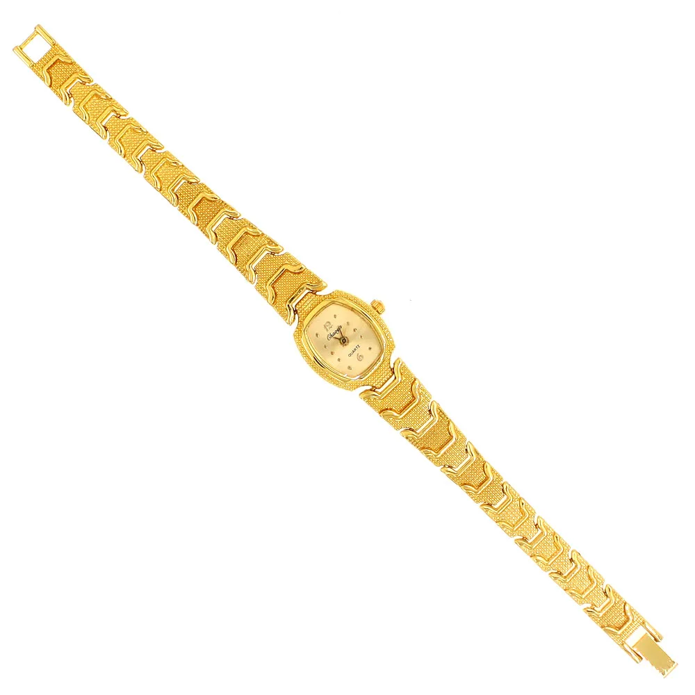 Dropshipping Mewah Wanita Gelang Jam Tangan untuk Wanita dengan Harga Murah Emas Analog Watch Dress QUARTZ Wrist Jam Jam Tangan Lucu Watch