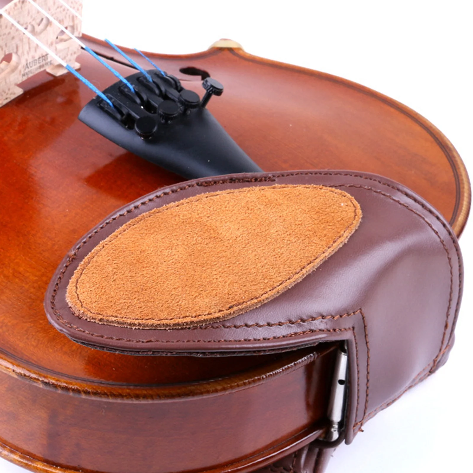 Violin Chin Rest Shoulder Case for Accessories Viola 4/4 Carbon Fiber Rests Skin-friendly Spreader Bow Pad