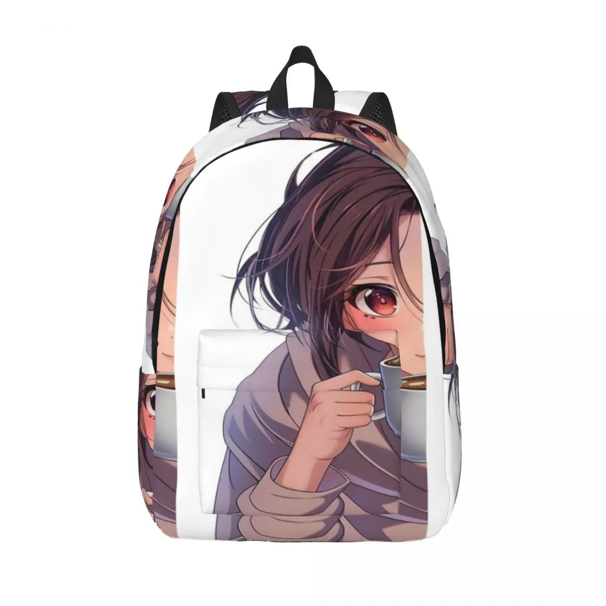 

Уютный кофейный момент Простой и стильный рюкзак Холщовый рюкзак Мужской рюкзак