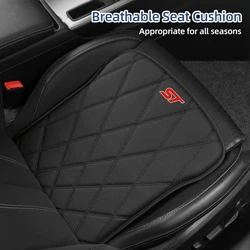 Car Seat Booster Cushion Anti-slip Mat Pad Seat Cover Accessories For Ford ST Racing RS S Mustang Kuga Fiesta Fusion Mondeo Edge
