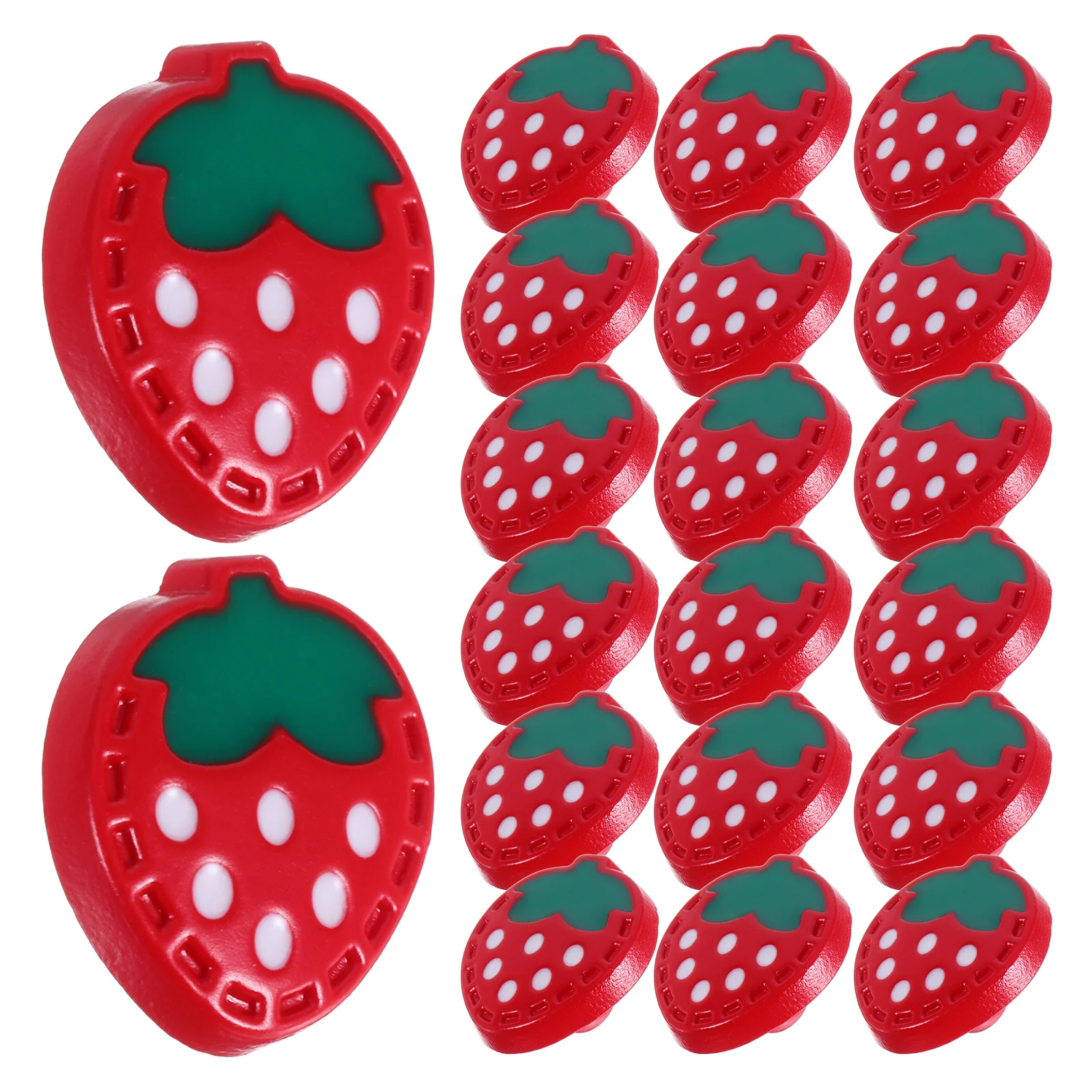 

20pcs Baby Sweater Cute Strawberry Shape Soft Skin-Friendly For Diy Clothing Decoration Sewing Crafts Coats Cartoon Fruit