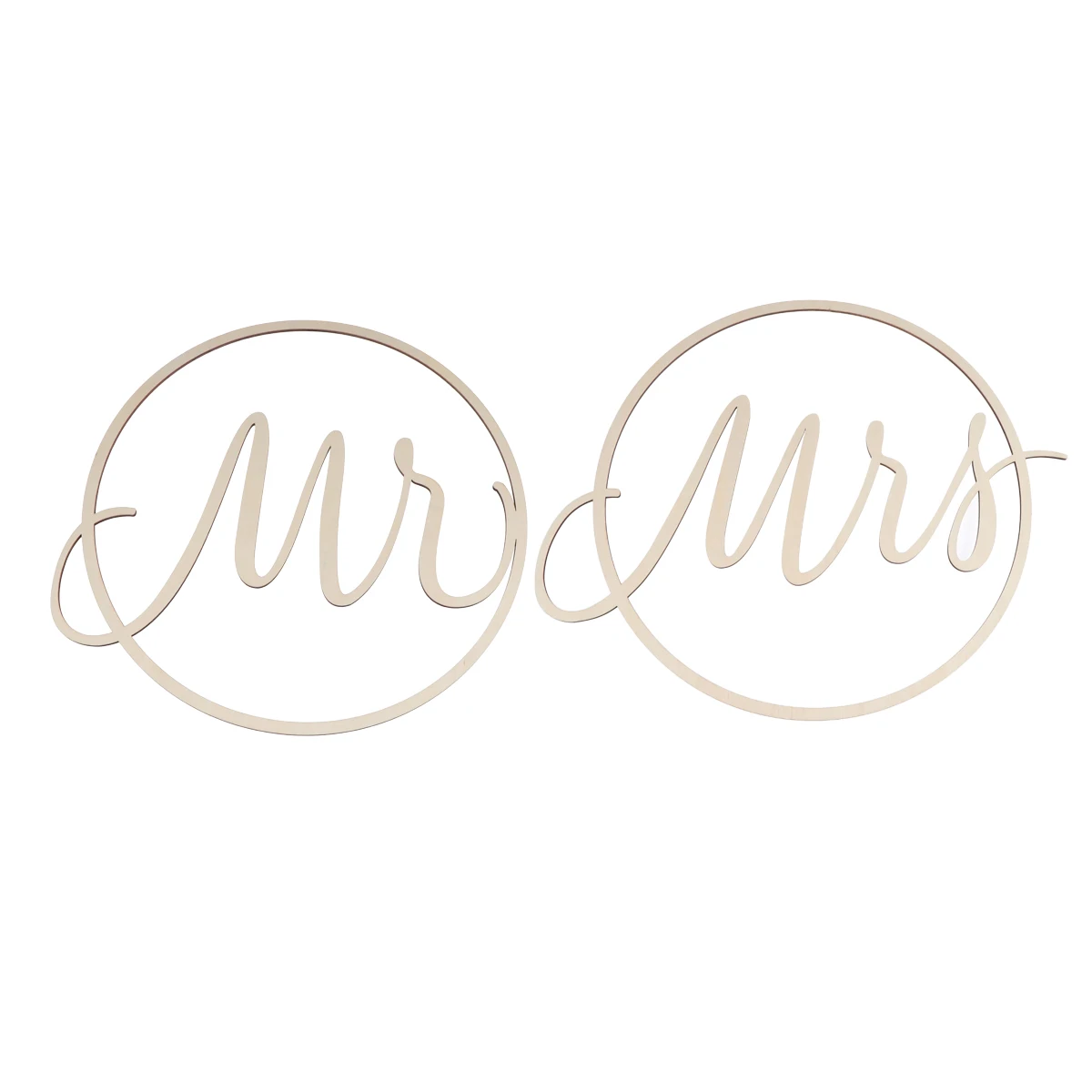 

2Pcs Chair Flag Decoration Mr Mrs Sign Wedding Signs Decorations Wooden Bridegroom Chairs Retro Chic Photo Props