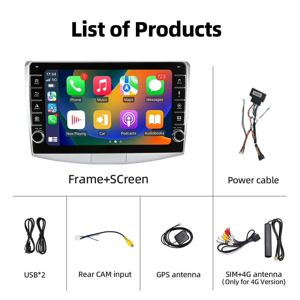 Car Radio Multimedia Player Android System for VW Passat B7 B6 CC 2010-2015 GPS Navigation Video Screen Carplay DSP 2 din Stereo
