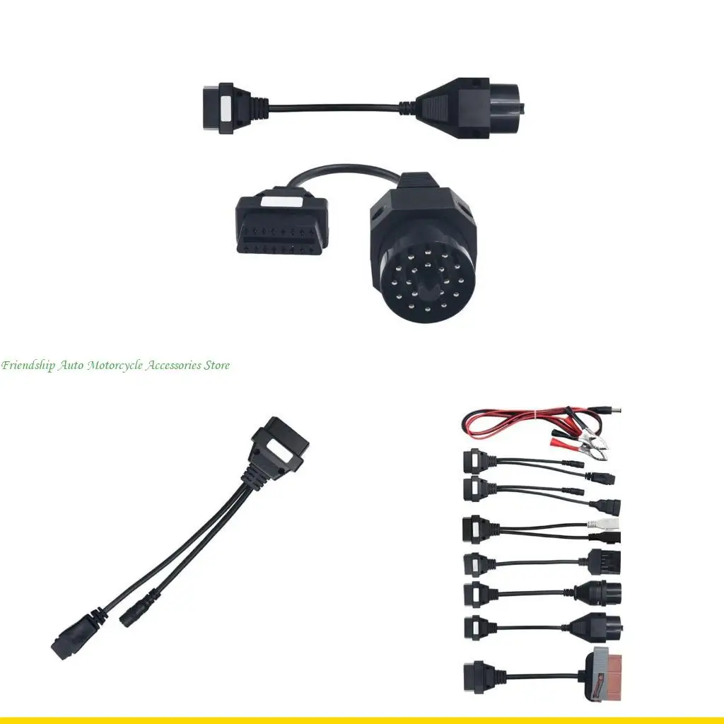 SZCH OBDI à OBDII Set 8 câbles pour l diagnostique