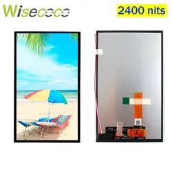 7 Inch High Brightness LCD Display Sunlight Readable 2400 Nits FHD 1920x1080 Outdoor Screen For Industrial Medical Device