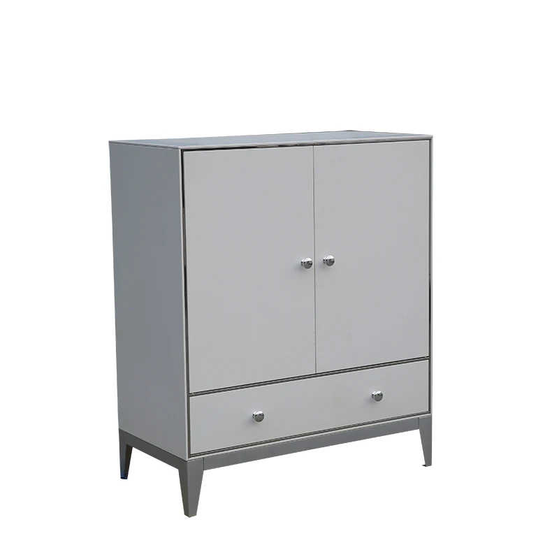 #￥Modern Classic Steel Farmhouse Living Room Sideboard Cabinet with Eco-Friendly Design Space-Saving Storage& Adjustable Shelves