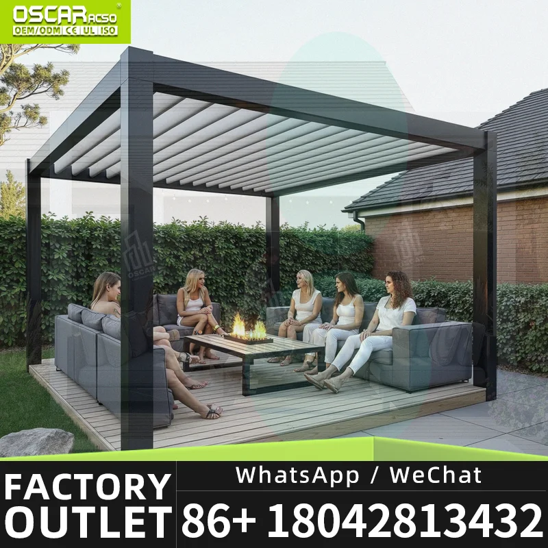 Fireproof Sandwich Aluminum Roof Panel for Residential Use Suitable for New Buildings and Renovations in USA pergola