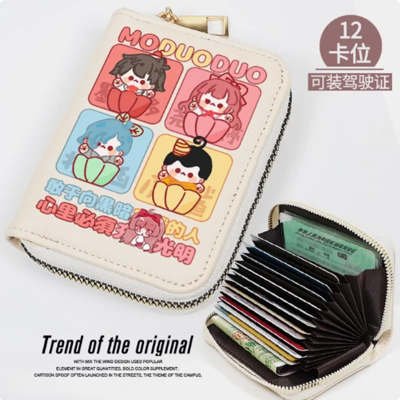 

Anime Charlie IX & Dodomo Fashion Wallet PU Purse Card Coin Zipper Cash Holder Bag Cosplay Gift B2082