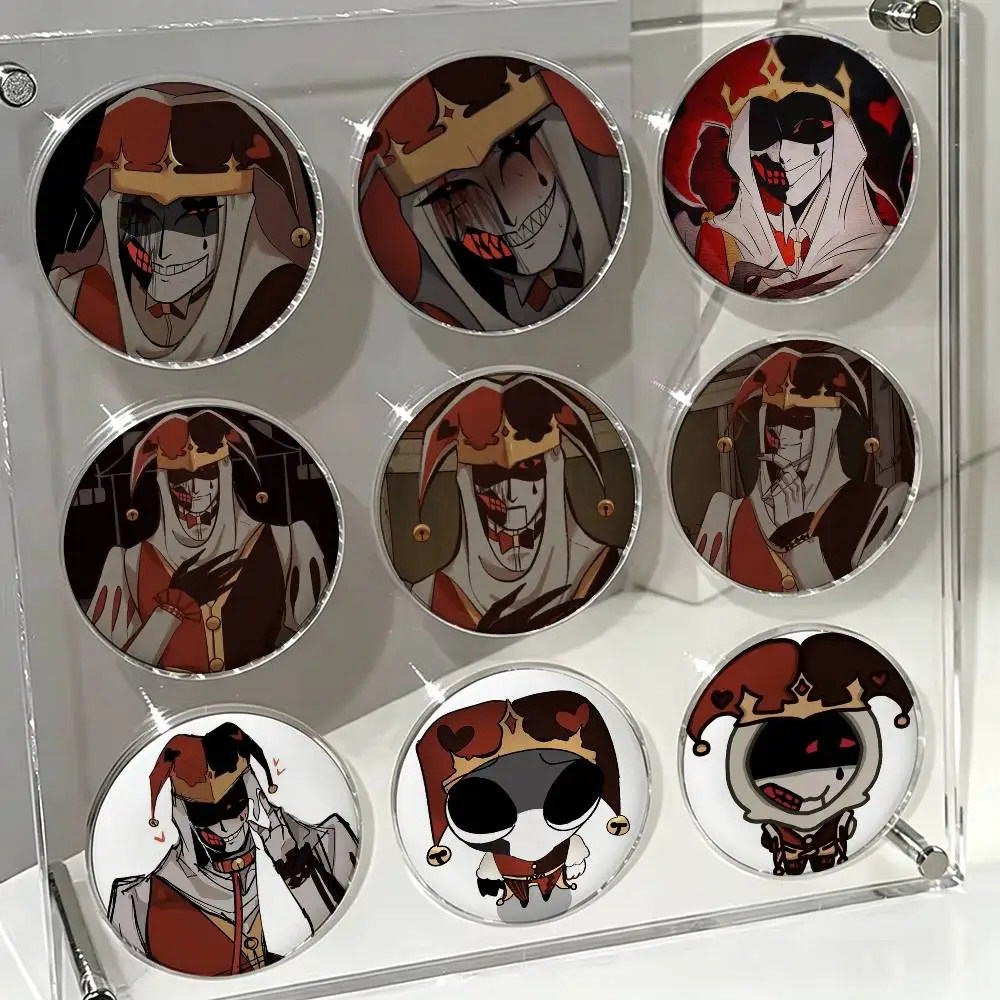 Jestyn K-Kingdom of M-Marionettes   Laser Badge Applicable For Backpack Clothes Hats Decor Creative Accessories