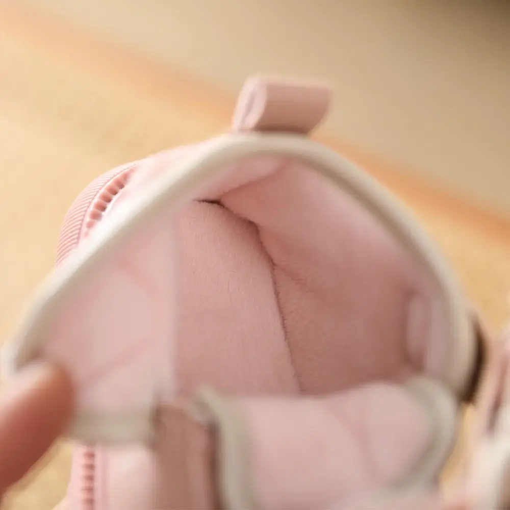 Baby girl cotton shoes princess boots baby autumn and winter cotton shoes 0-1-2 years old 3 soft sole toddler shoes